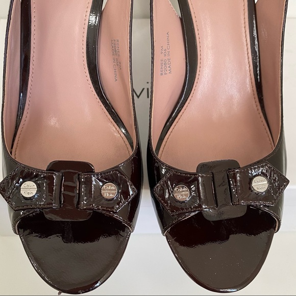 Calvin Klein Patent Slingback Heel, 9 - Picture 4 of 16
